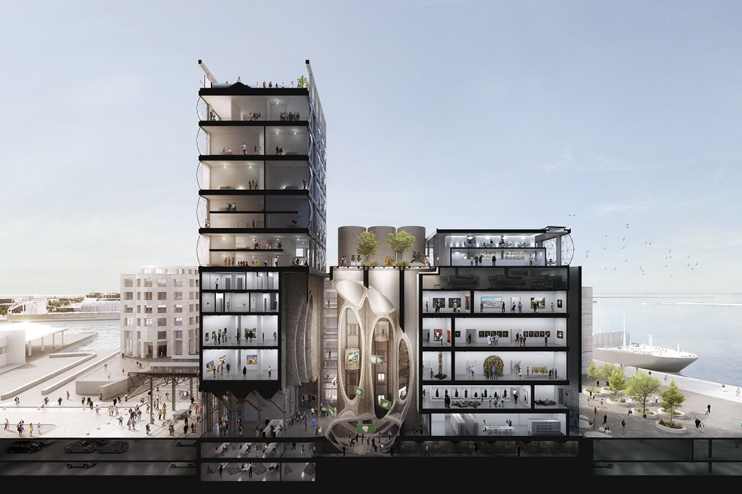 A Cross Section Of The Silo Hotel Zeitz Mocaa 1000Px