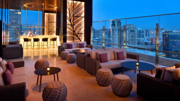 Twenty Three Rooftop Bar at Grand Plaza Mövenpick Media City, Dubai, UAE